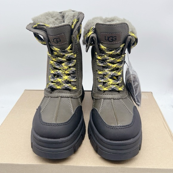 Ugg Ashton Addie Slate Platform Waterproof Combat Boots Women's US 5.5 NEW - Picture 5 of 14